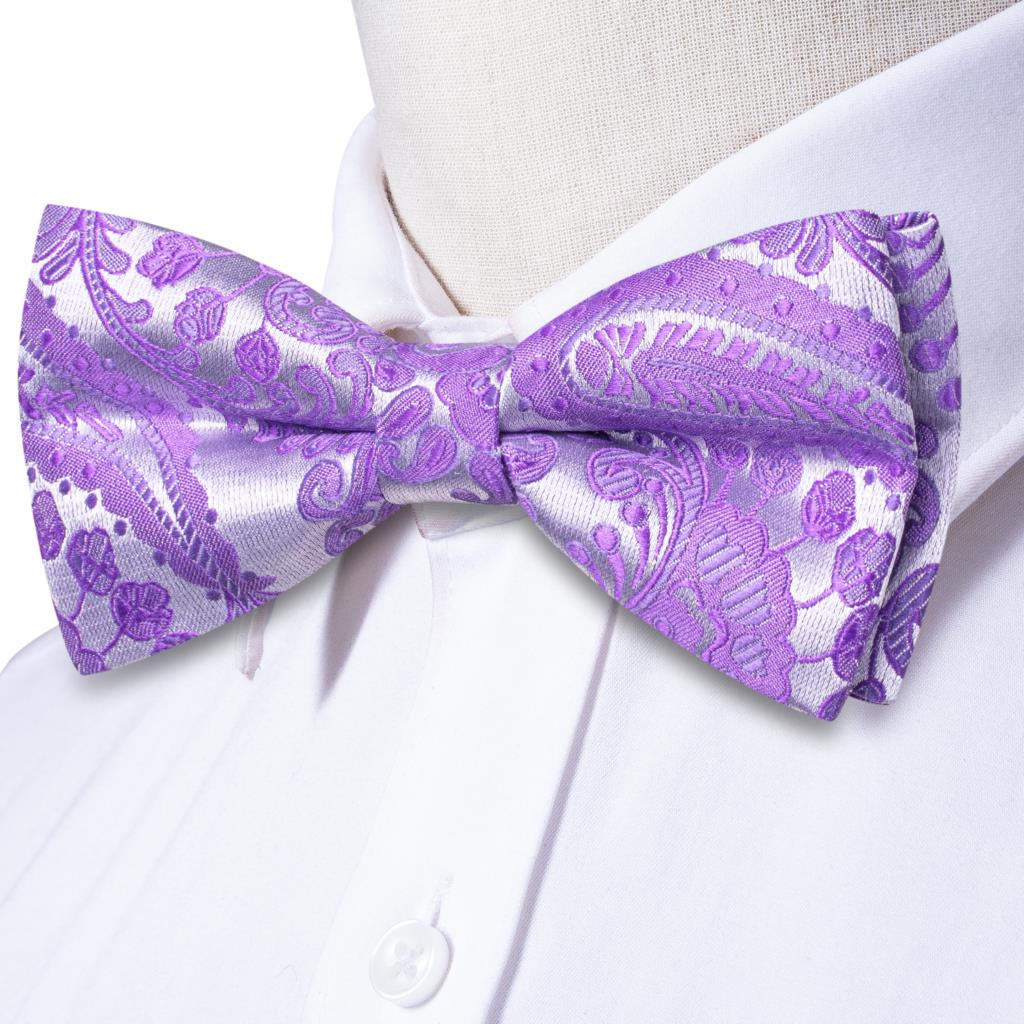 Purple Lilac Lavender Pansy Vi - Bow Tie Pre Tied reseña y precio