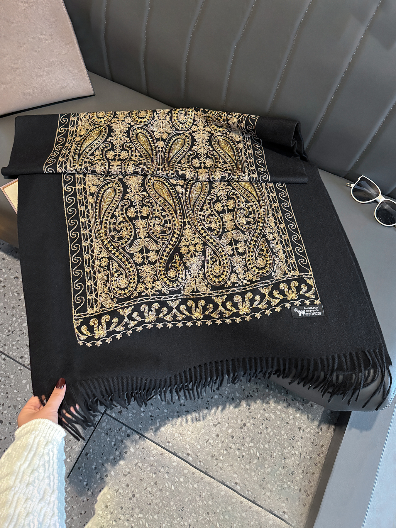 Luxury Thick Warm Paisley Pash - Woven Scarf Blanket reseña y precio