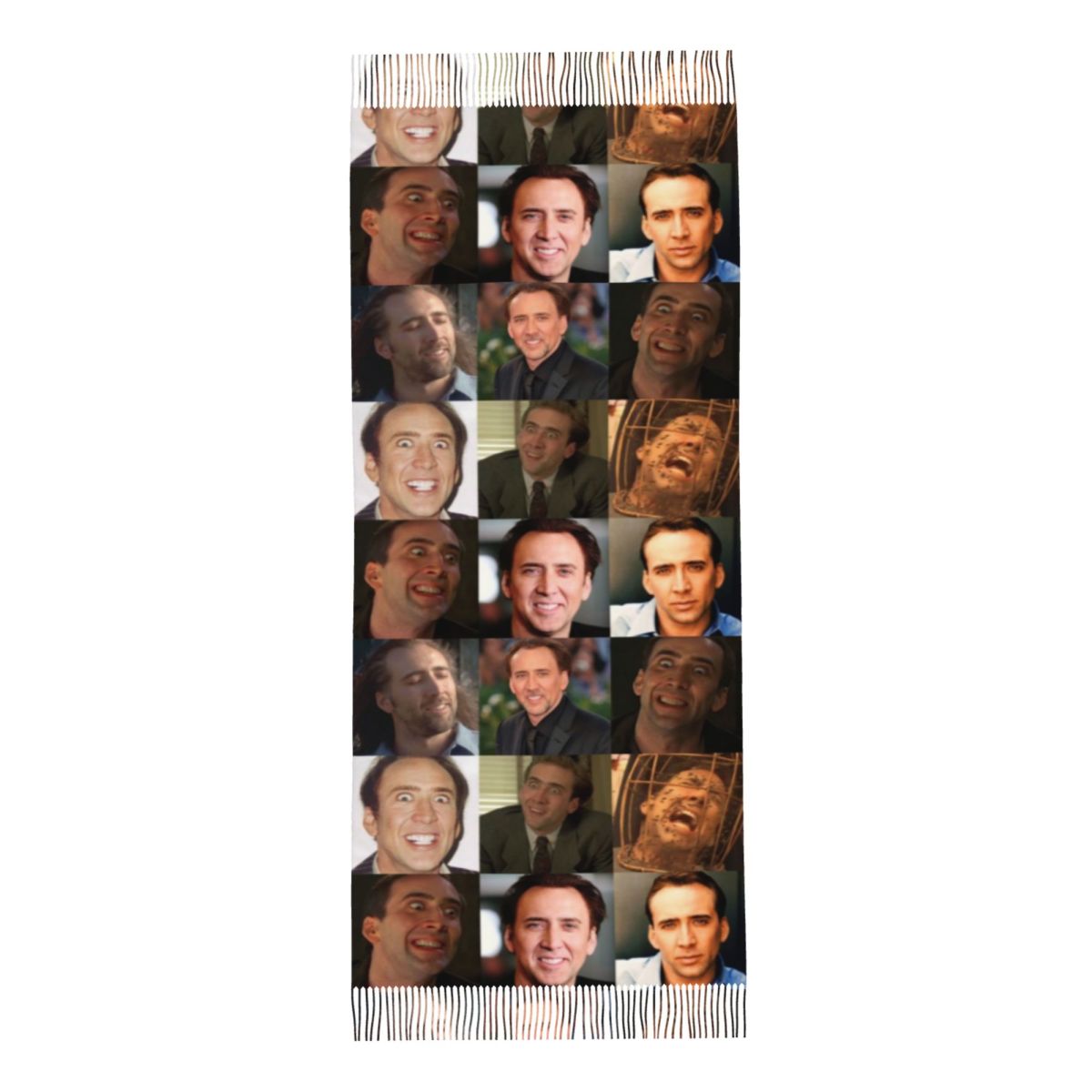 Nicolas Cage Funny Face Meme S - Pashmina Wrap Large reseña y precio