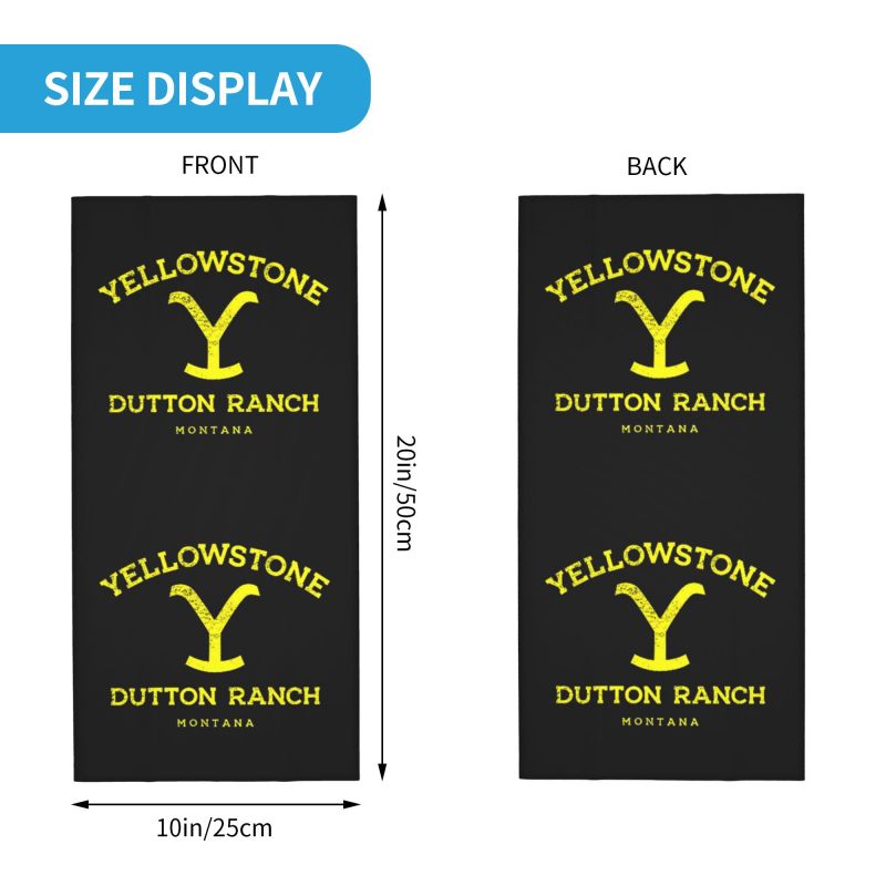 Yellowstone Dutton Ranch Print - Neck Warmer Tube reseña y precio