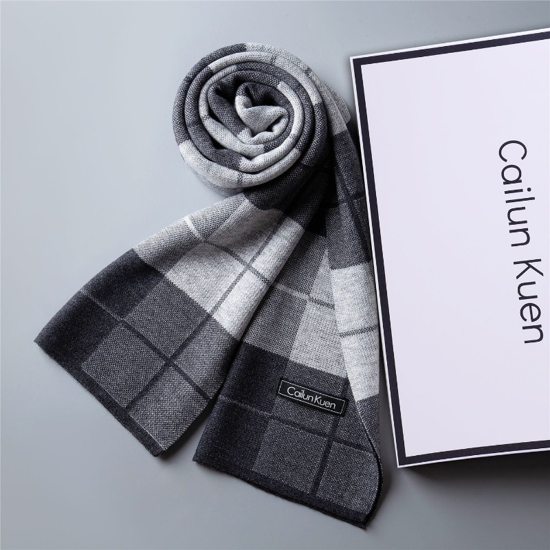 New Men's Versatile Wool Blend - Muffler Men Wool reseña y precio