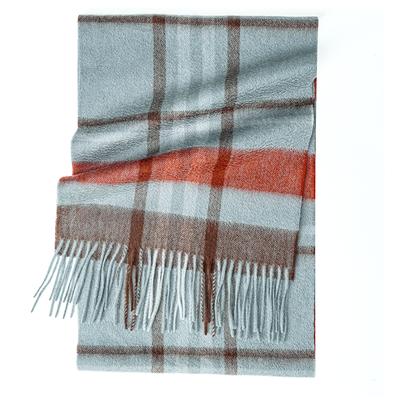 100% Cashmere Scarf   Plaid  W - Muffler Men Wool reseña y precio
