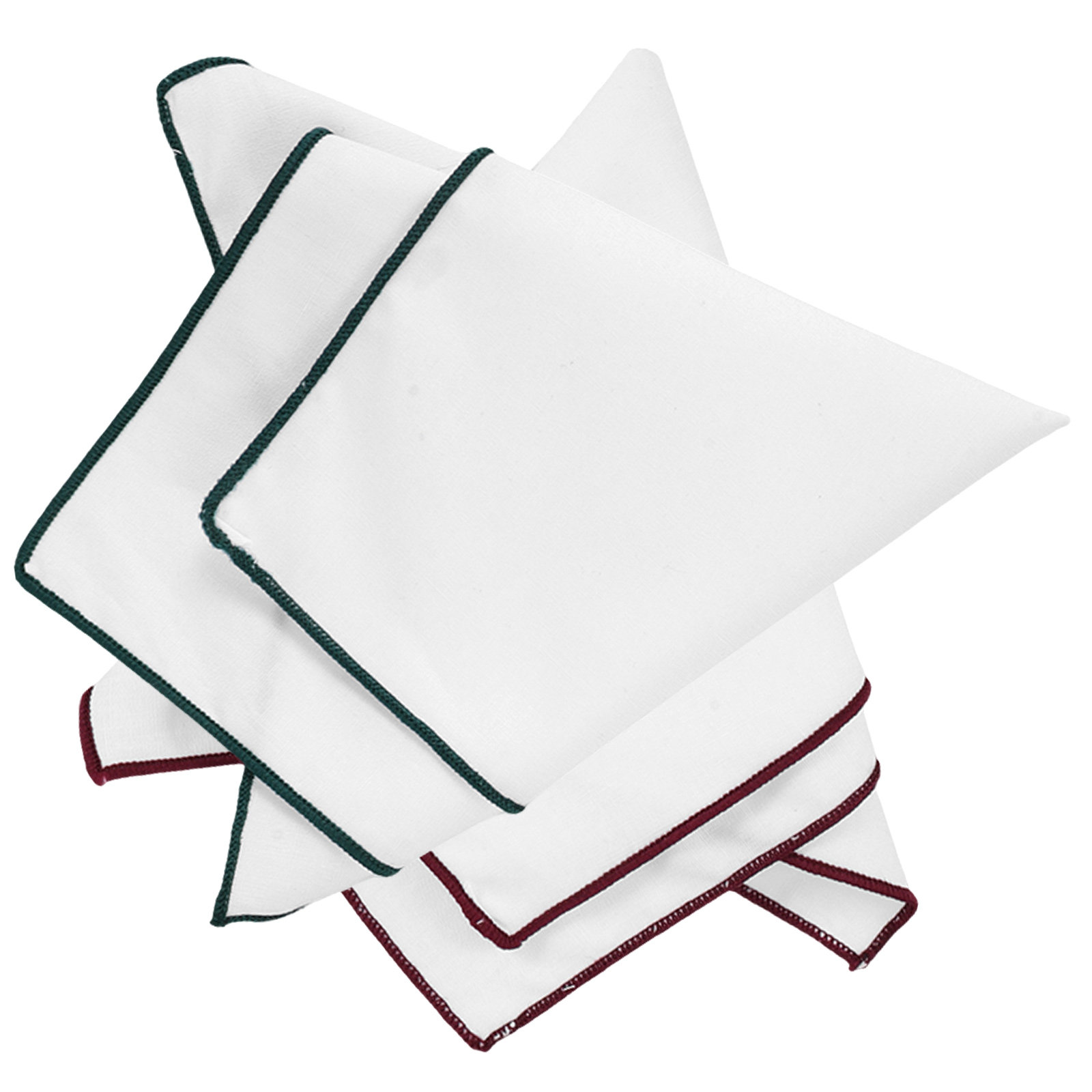 2Pcs Men White Pocket Squares  - Handkerchief Cotton Men reseña y precio