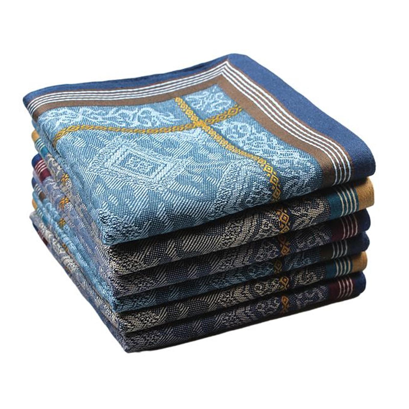 3Pcs Pocket Square Hankies Jac - Handkerchief Cotton Men reseña y precio