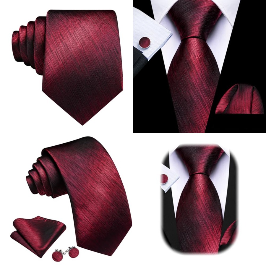 Tie Sets for Men Silk Stripe N - Silk Tie Striped reseña y precio