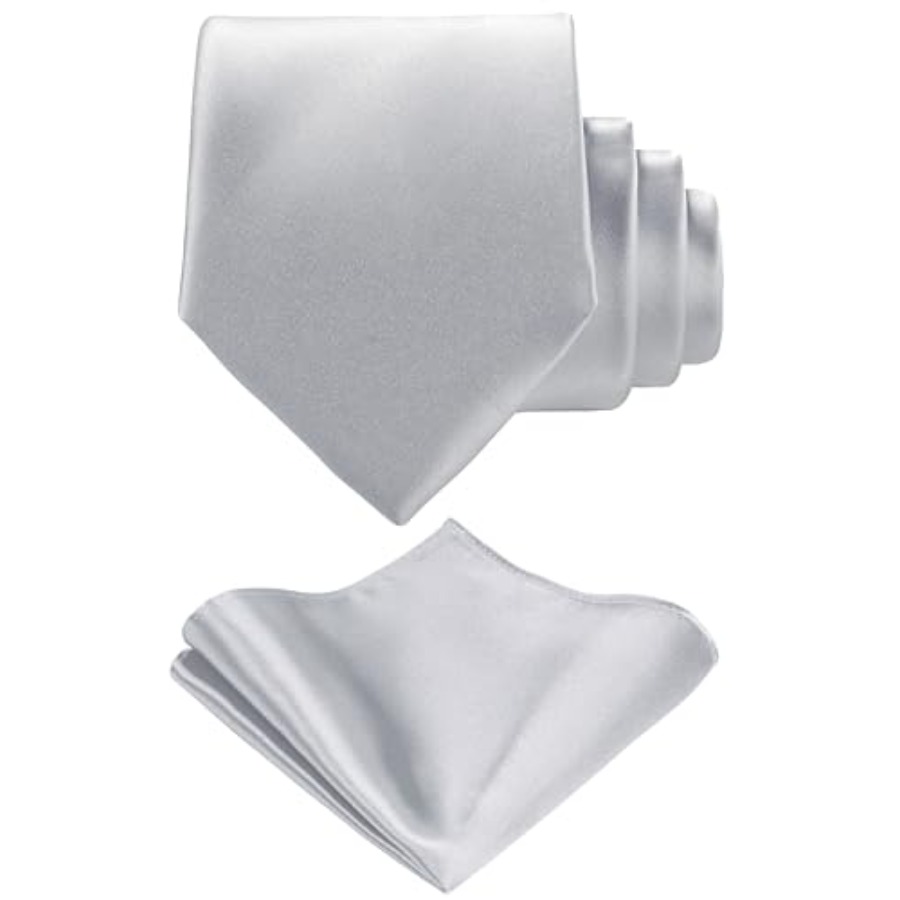 Solid Satin Woven dyed Color F - Pocket Square Set reseña y precio