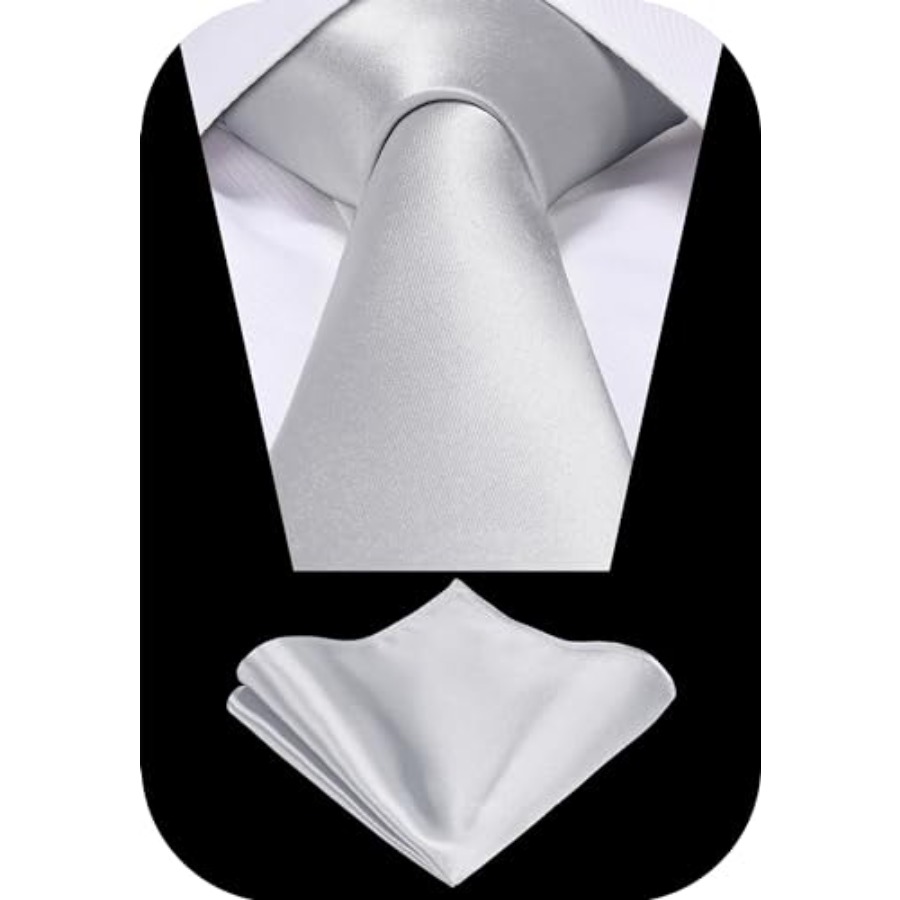 Solid Satin Woven dyed Color F - Pocket Square Set reseña y precio