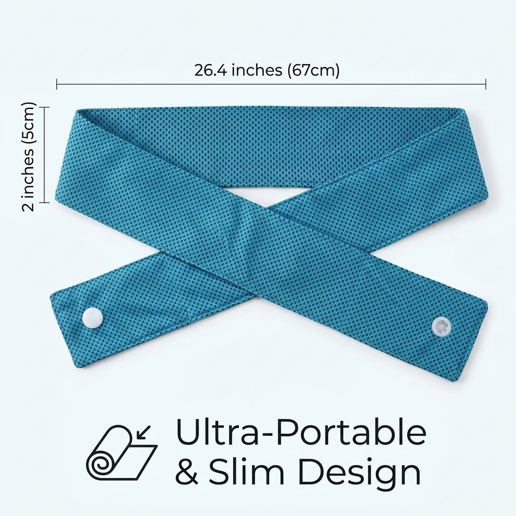 Cooling Neck Gaiter Scarf Band - Silk Neck Scarf reseña y precio