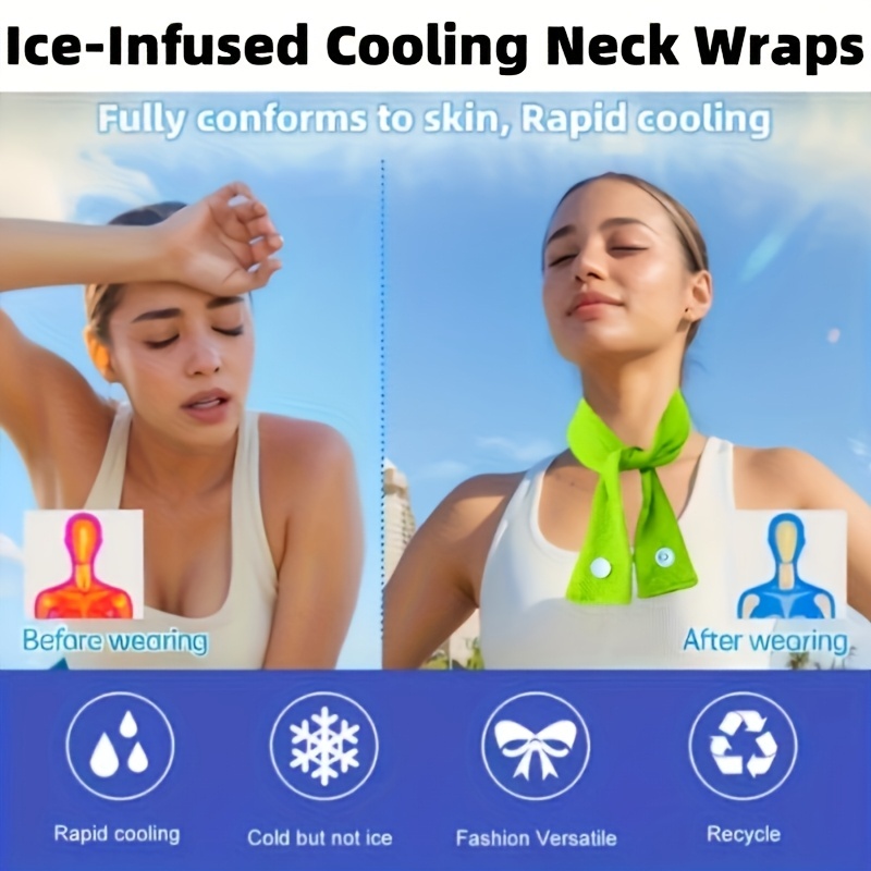 Cooling Neck Gaiter Scarf Band - Silk Neck Scarf reseña y precio