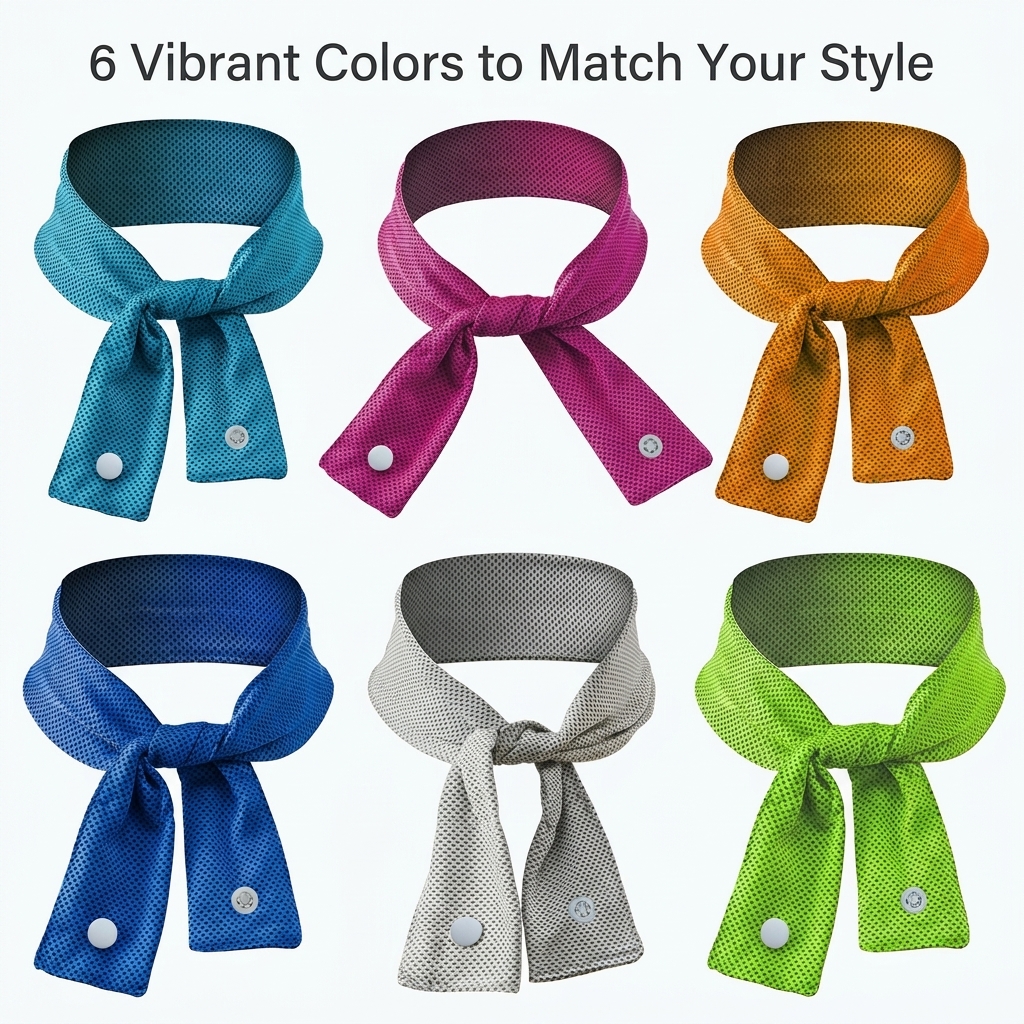 Cooling Neck Gaiter Scarf Band - Silk Neck Scarf reseña y precio