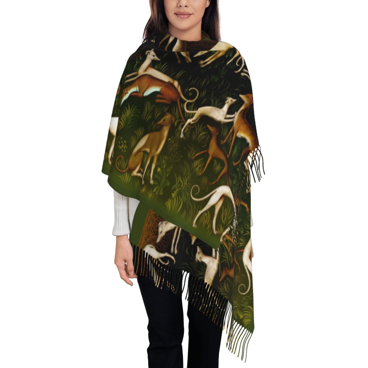 Greyhounds Shawl Wrap Women Wi - Pashmina Wrap Large reseña y precio