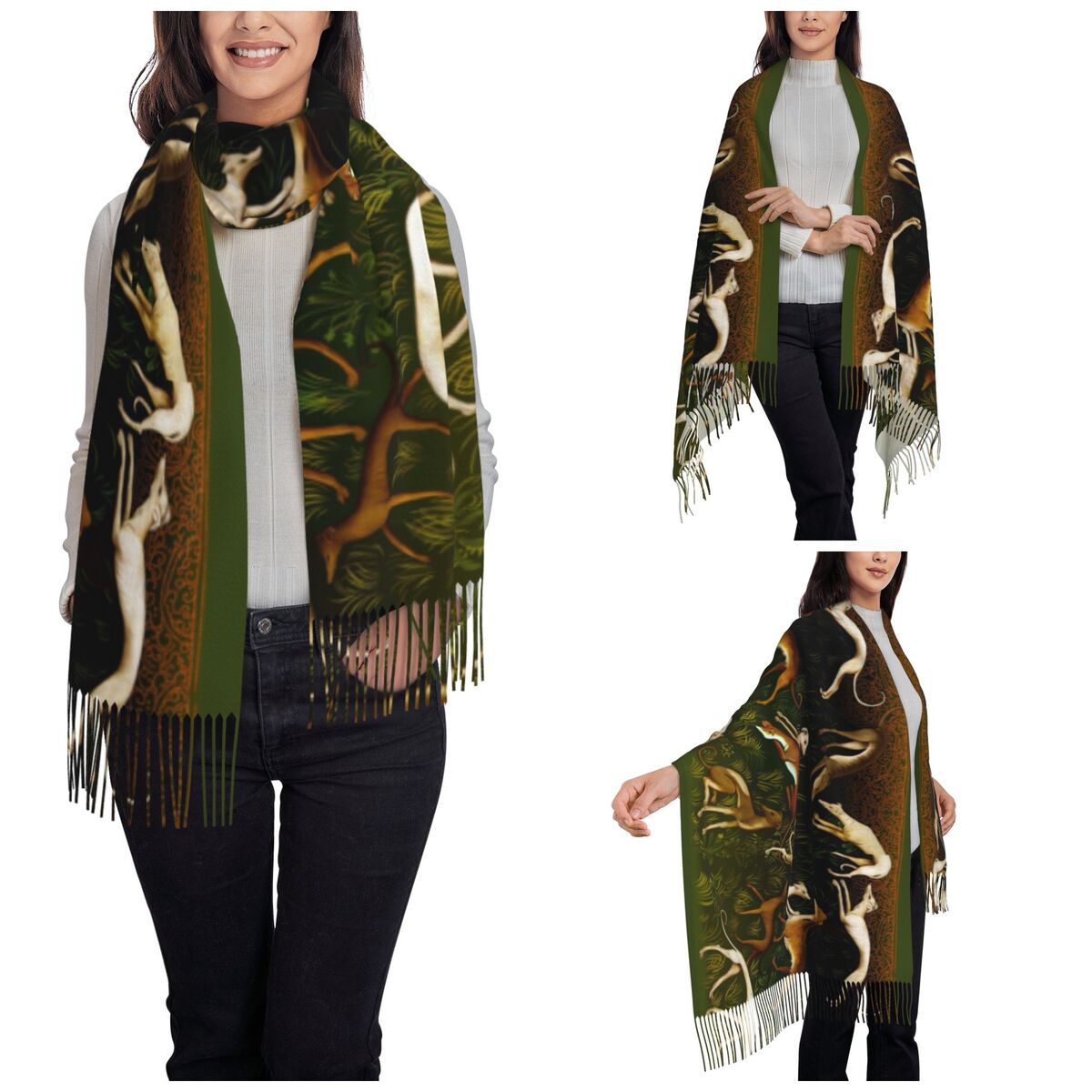 Greyhounds Shawl Wrap Women Wi - Pashmina Wrap Large reseña y precio