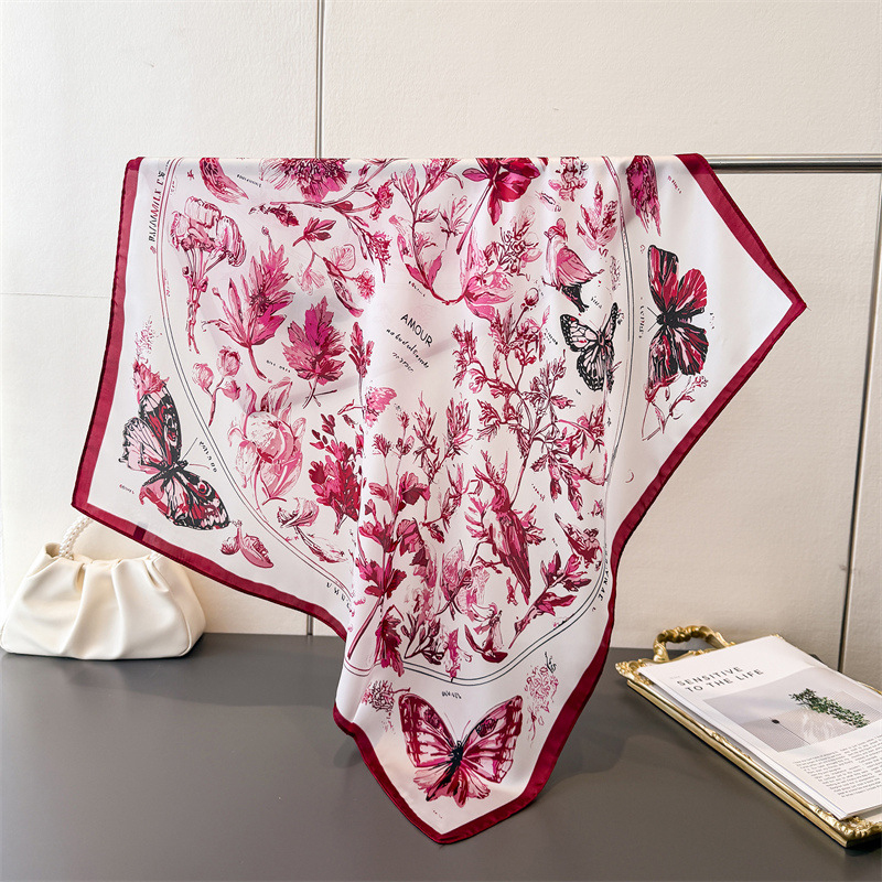 Vintage Butterfly Sketch Squar - Ascot Neck Scarf reseña y precio