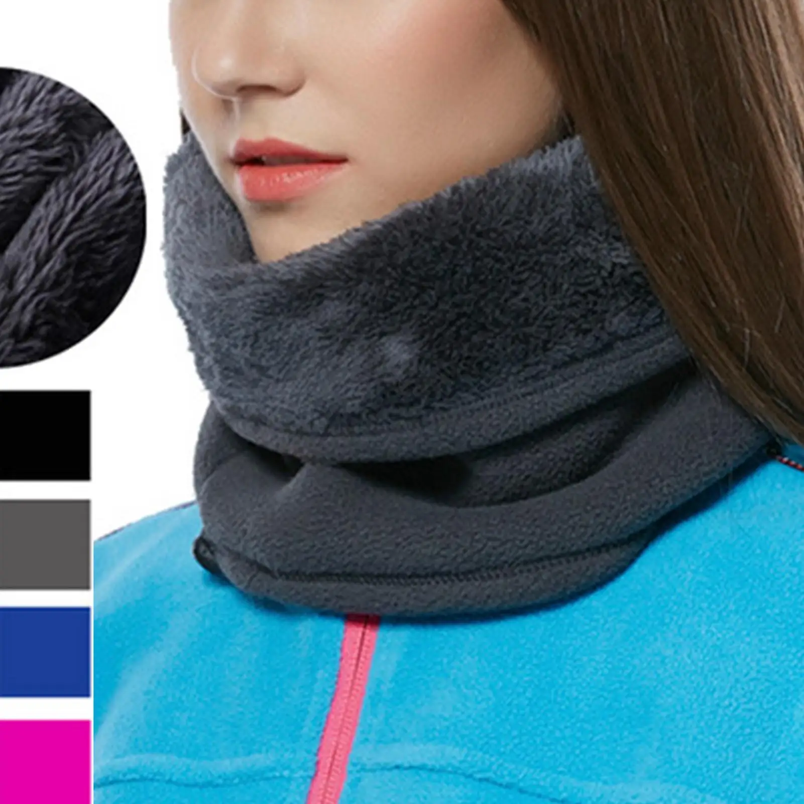 Outdoor Women Men Winter Warm  - Infinity Scarf Knit reseña y precio