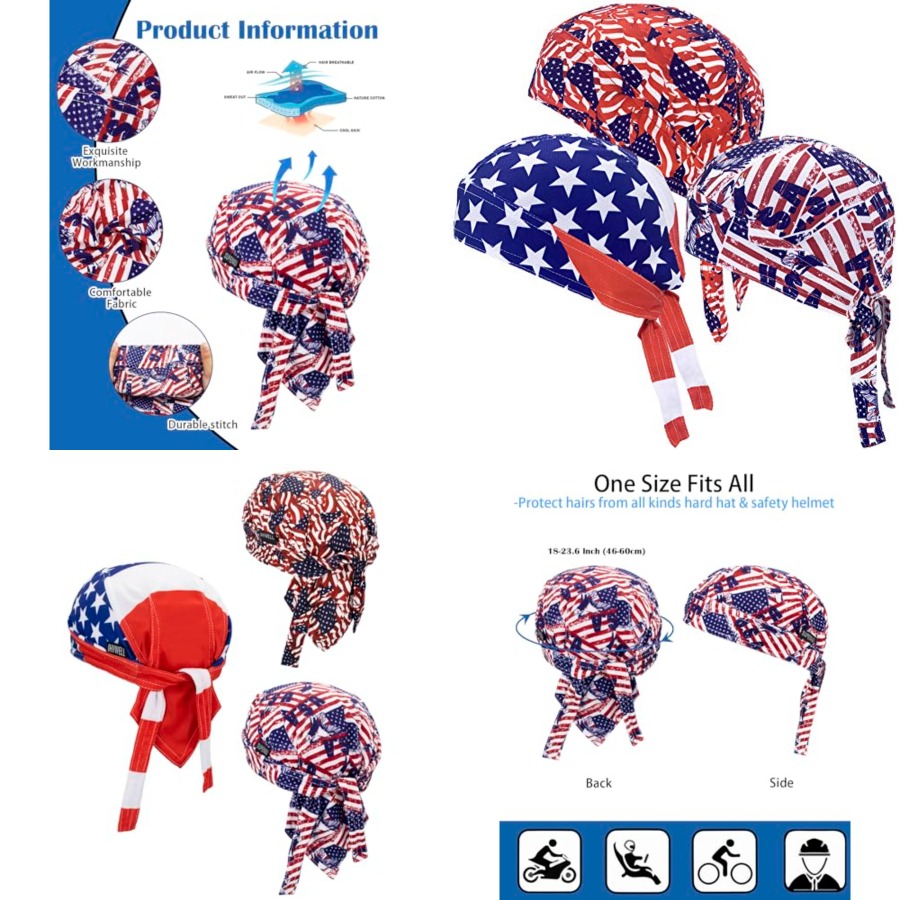 Cooling Do Rags Sweat Wicking  - Bandana Doo Rag reseña y precio