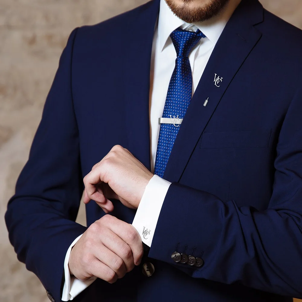 Personalized Cufflinks/Lapel P - Tie Bar Set Gift reseña y precio
