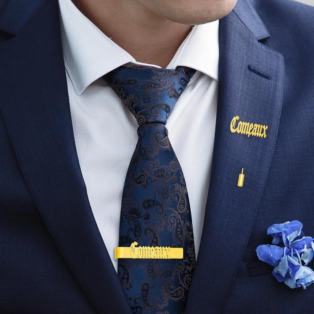 Personalized Cufflinks/Lapel P - Tie Bar Set Gift reseña y precio