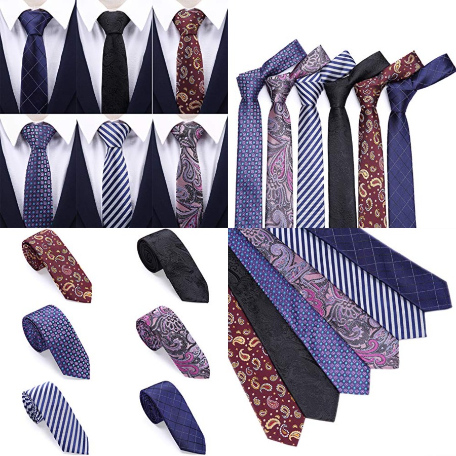 4 Packs Skinny Neckties for Me - Skinny Tie Men reseña y precio