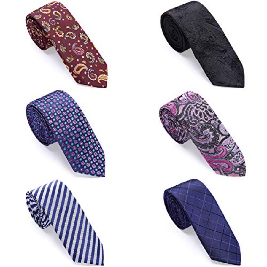 4 Packs Skinny Neckties for Me - Skinny Tie Men reseña y precio