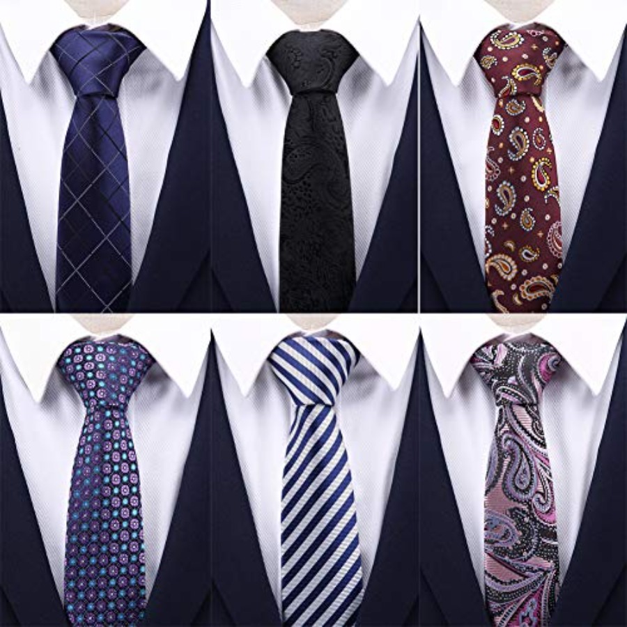 4 Packs Skinny Neckties for Me - Skinny Tie Men reseña y precio