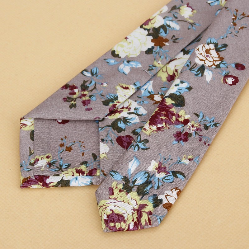 Brand New Floral Tie for Men's - Skinny Tie Men reseña y precio