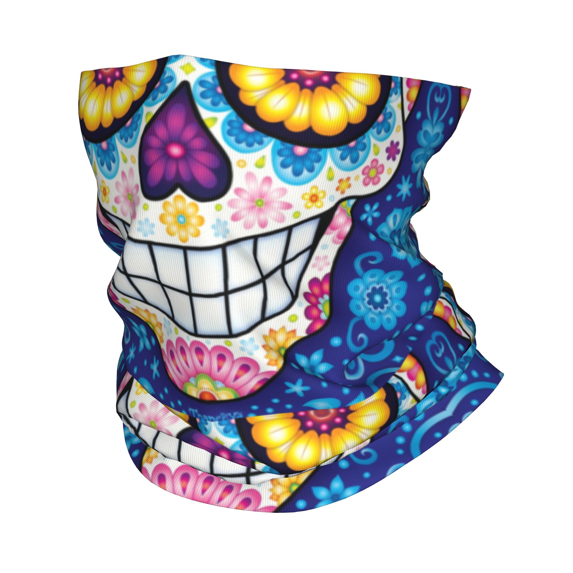Custom Day Of The Dead Sugar S - Neck Warmer Tube reseña y precio