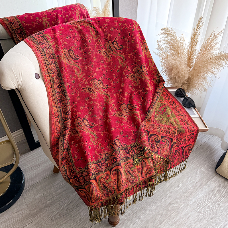 Tassel Blanket Design Thick Pa - Woven Scarf Blanket reseña y precio