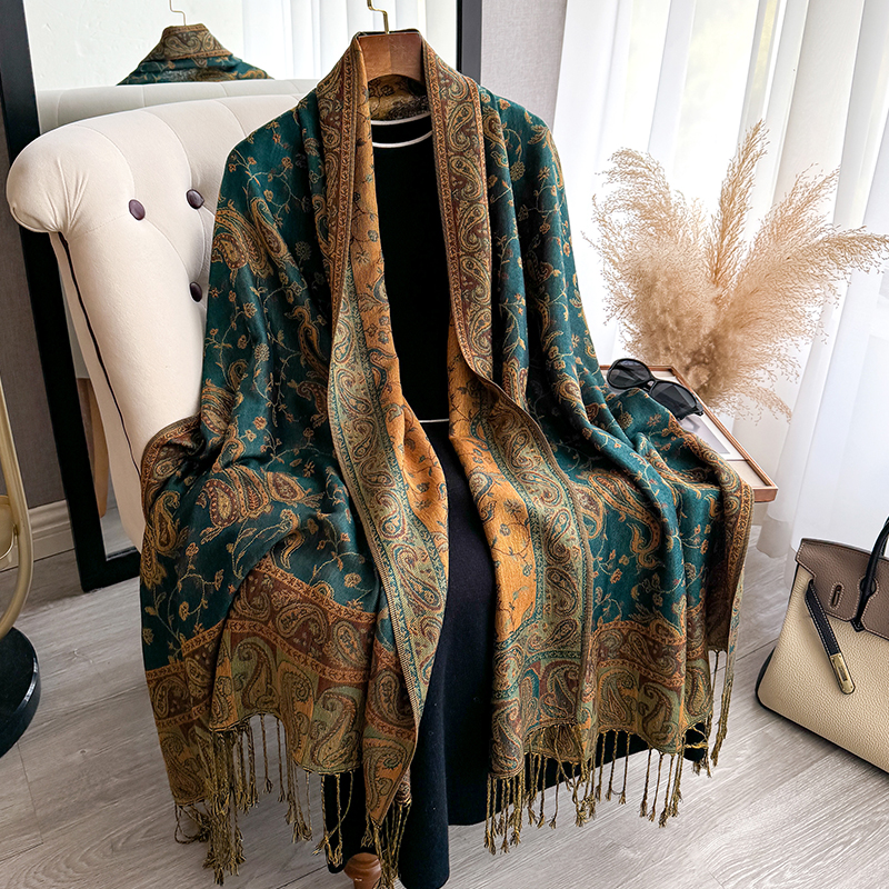 Tassel Blanket Design Thick Pa - Woven Scarf Blanket reseña y precio
