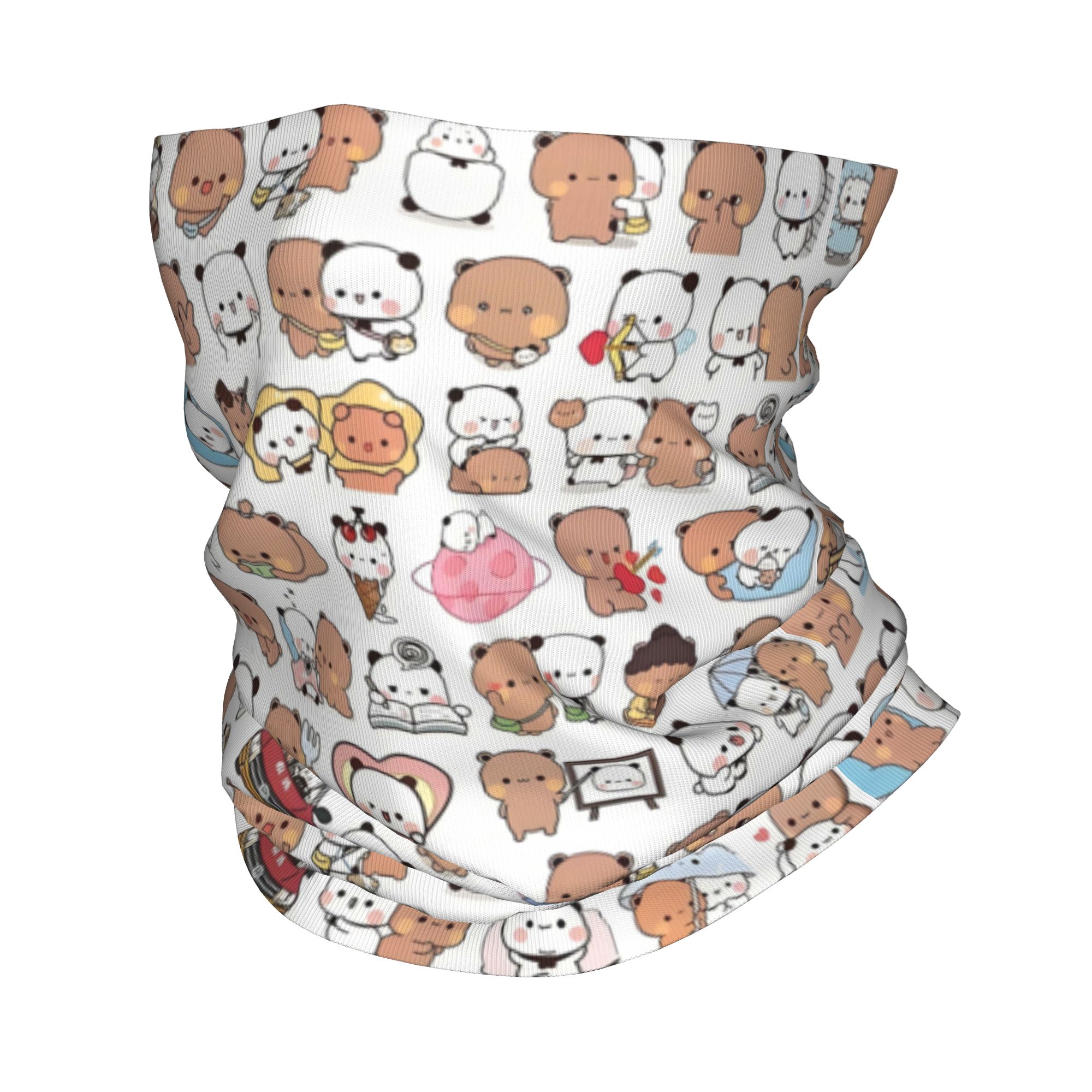 Custom Bear Cartoon Peach And  - Neck Warmer Tube reseña y precio