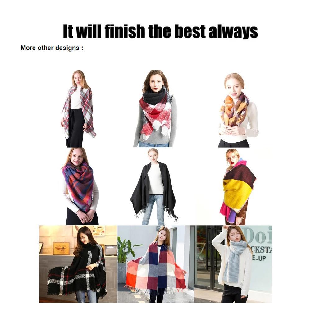 British Style Winter Scarves F - Muffler Men Wool reseña y precio