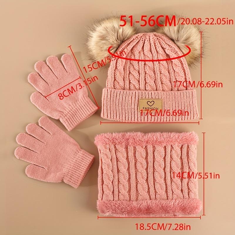 Toddler Kids Pom Pom Decor Bea - Infinity Scarf Knit reseña y precio