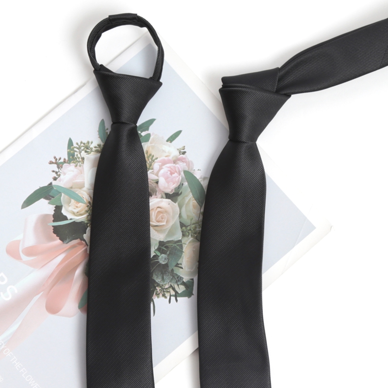 Black Colors Zipper Tie Handma - Skinny Tie Men reseña y precio