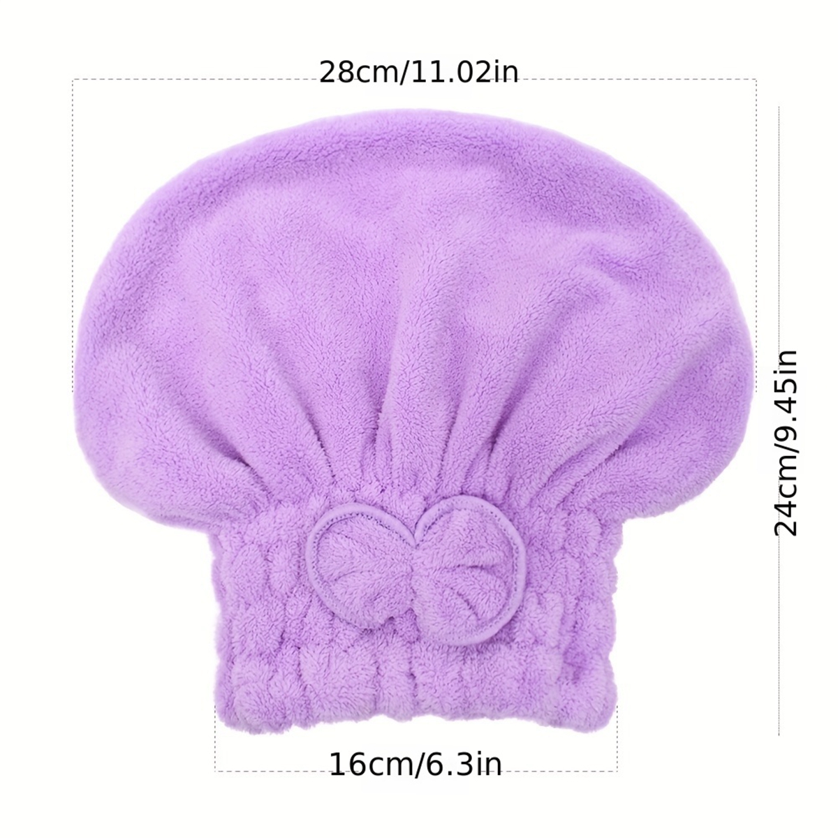 1Pc Microfiber Hair Drying Tow - Head Wrap Turban reseña y precio