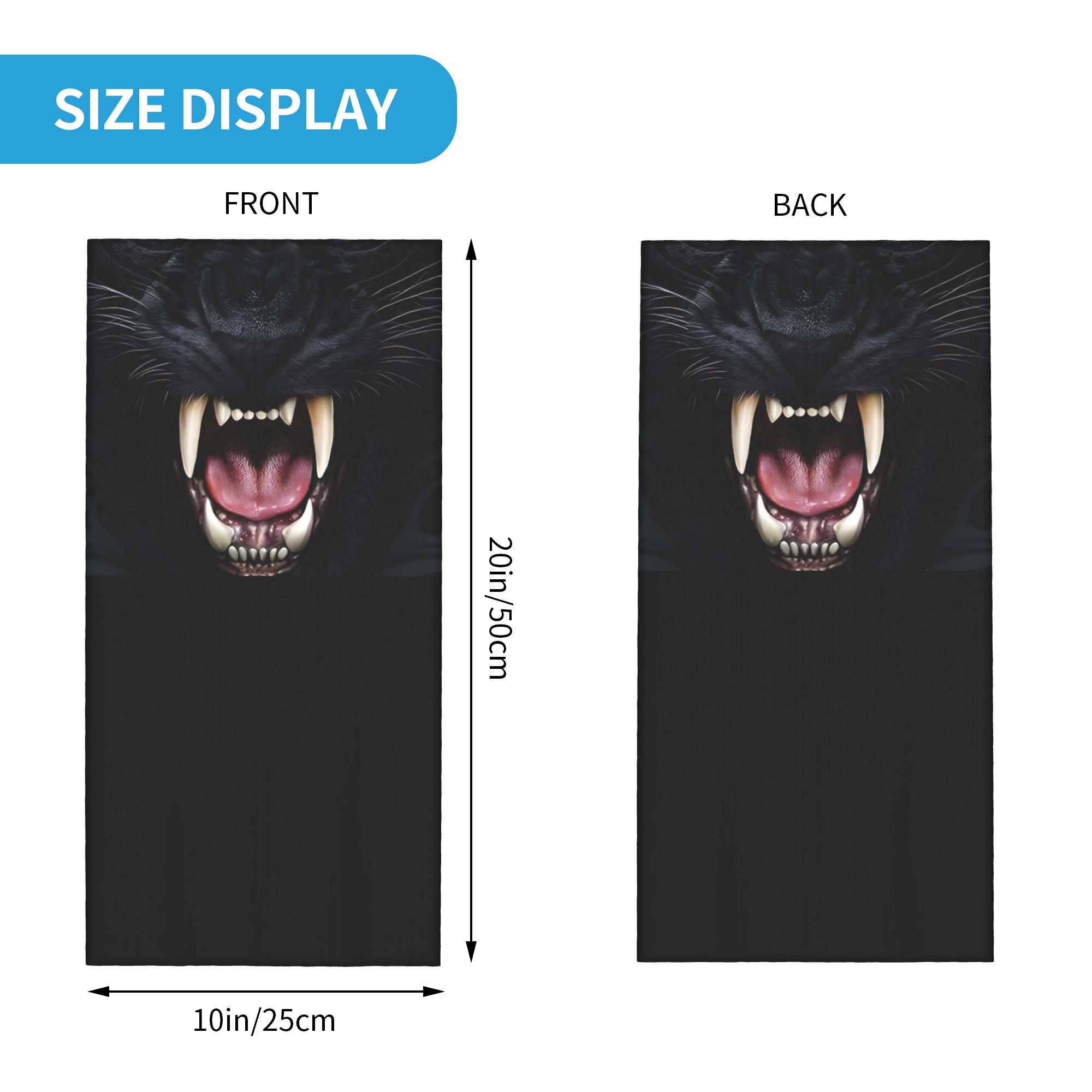 Custom Black Panther Animal He - Neck Warmer Tube reseña y precio