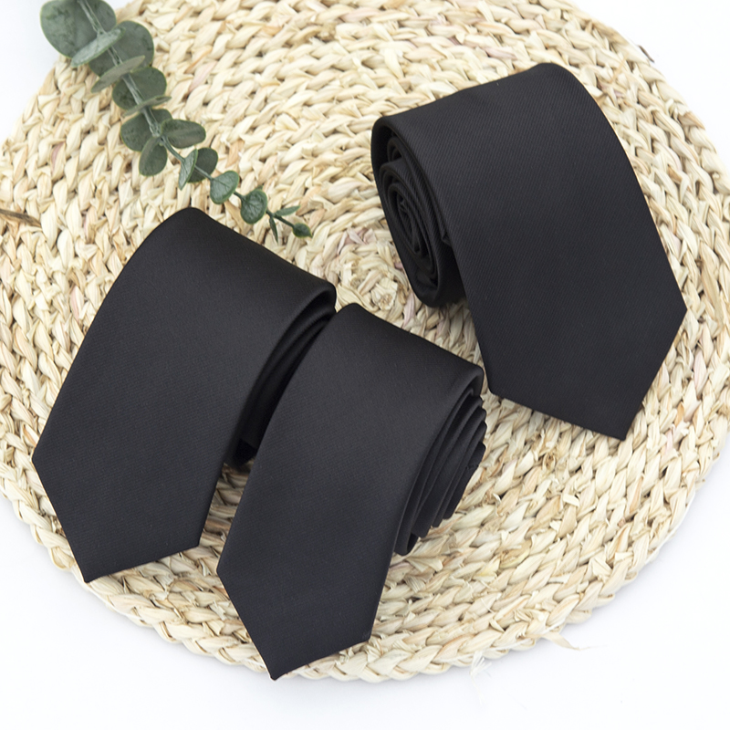 New Classic Black Ties for Men - Skinny Tie Men reseña y precio
