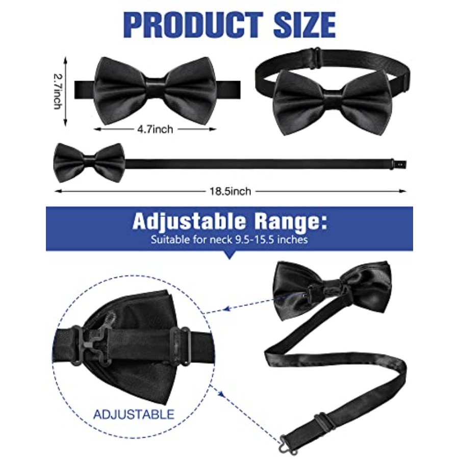 2026 New Arrival40 Pcs Bow Tie - Bow Tie Pre Tied reseña y precio