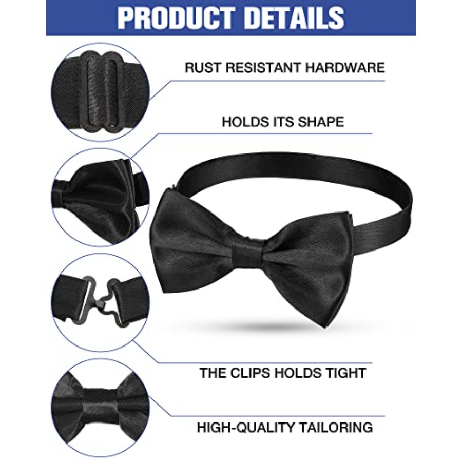 2026 New Arrival40 Pcs Bow Tie - Bow Tie Pre Tied reseña y precio