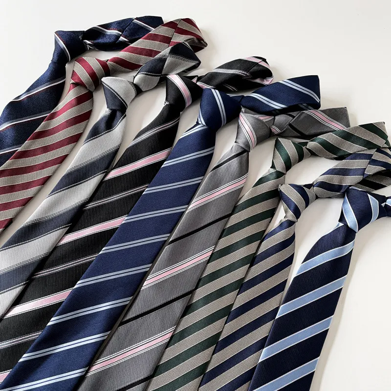 2026 South Korea Dongdaemun St - Silk Tie Striped reseña y precio