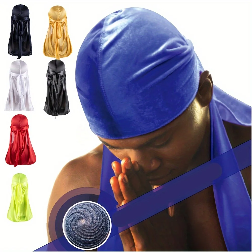 Men's Silk Durag Bonnet Bandan - Bandana Doo Rag reseña y precio
