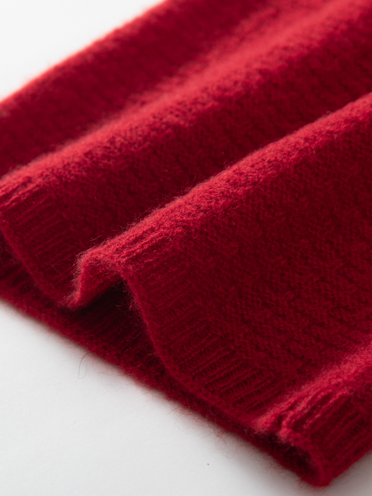 100% Pure Cashmere Waffle Knit - Infinity Scarf Knit reseña y precio