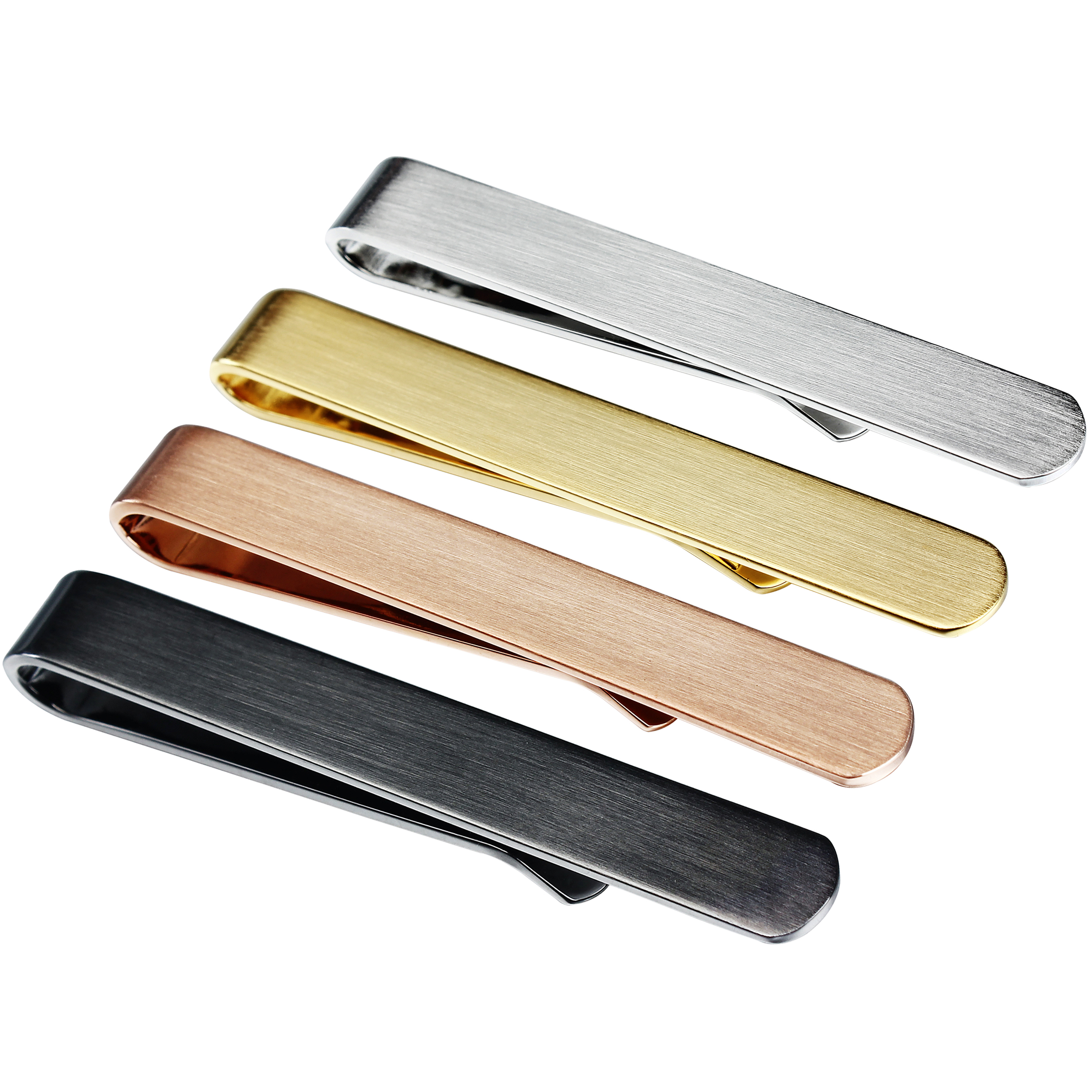 HAWSON 4pcs Skinny Tie Clip fo - Tie Bar Set Gift reseña y precio