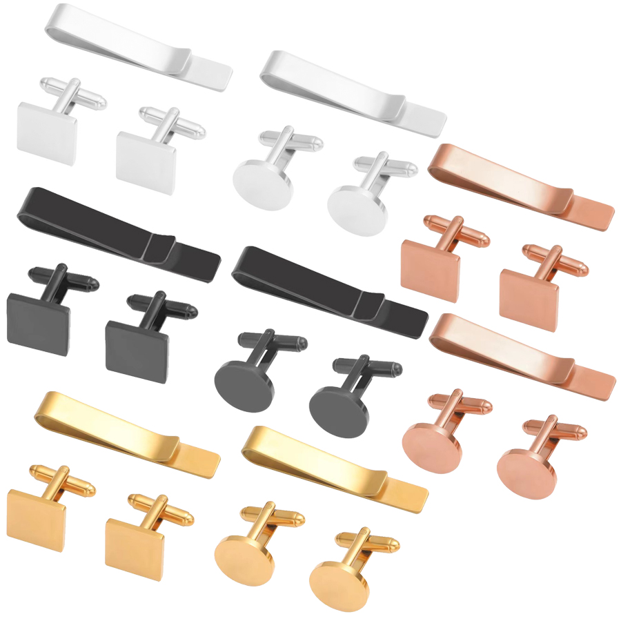 Freeteeme New Fashion Cufflink - Tie Bar Set Gift reseña y precio