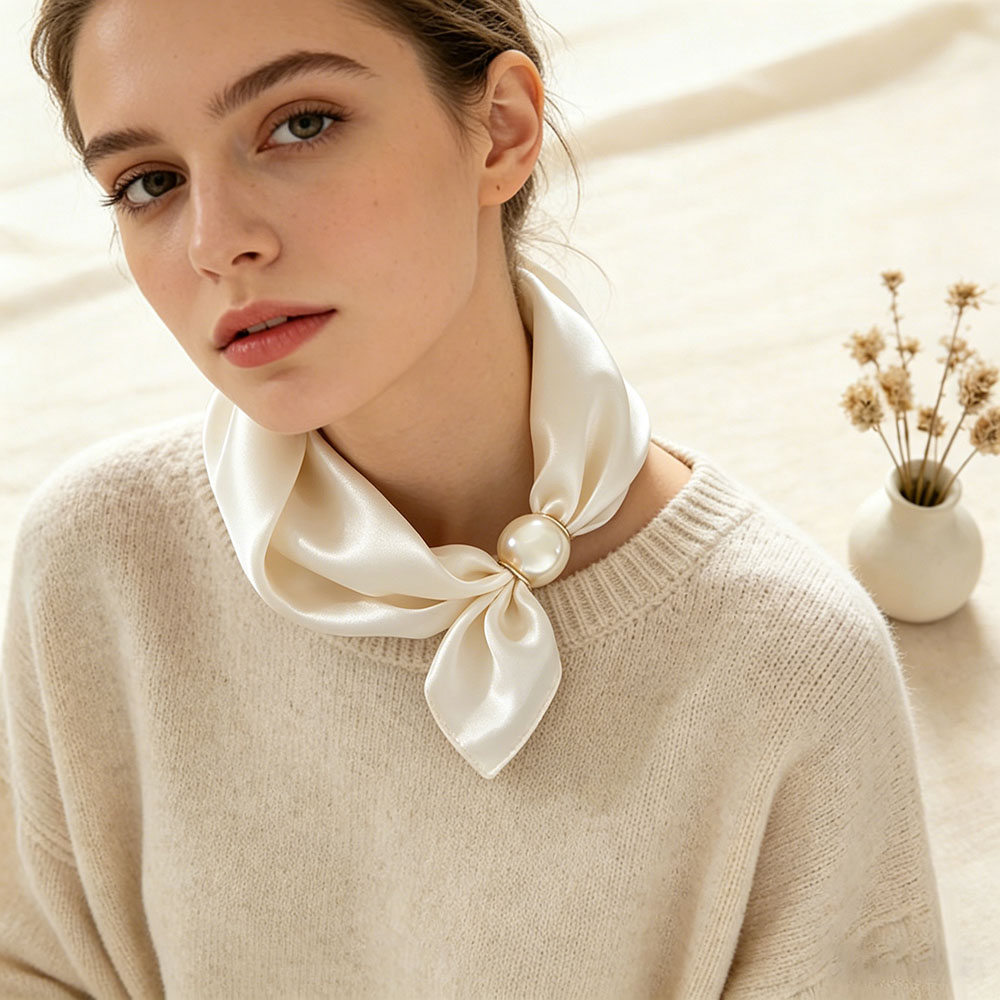 Scarf Chain Silk Lazy Magnetic - Silk Neck Scarf reseña y precio