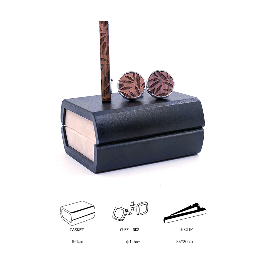 2019 CUFFLINKS TIE CLIPS SET M - Tie Bar Set Gift reseña y precio