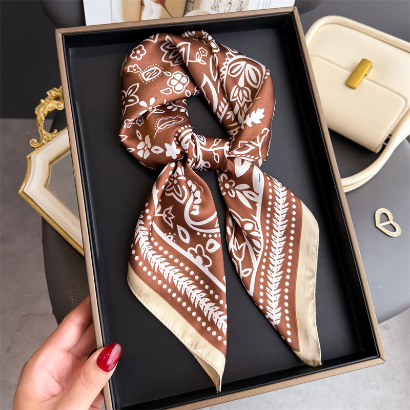1Pc cashew print fashion silk  - Silk Neck Scarf reseña y precio