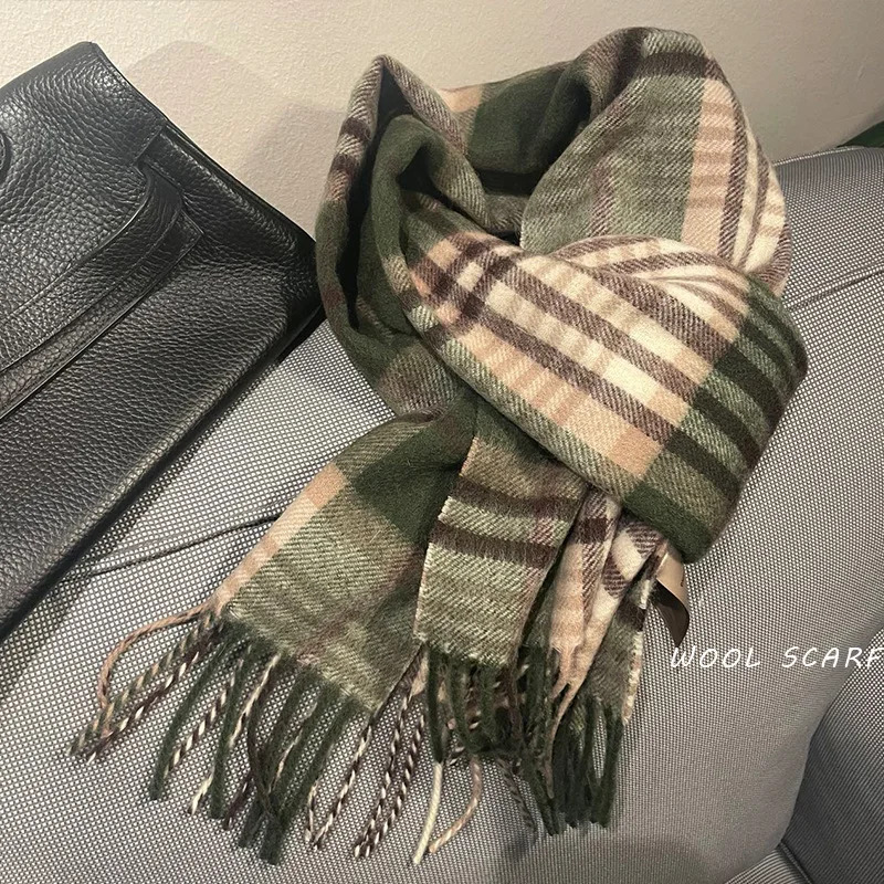 High Quality 100% Wool Scarf M - Muffler Men Wool reseña y precio