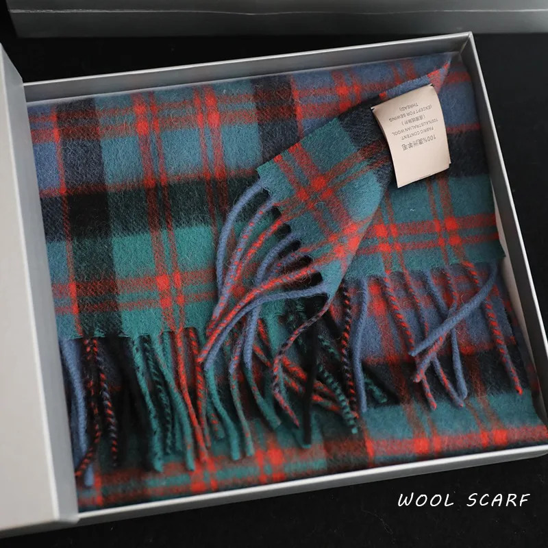 High Quality 100% Wool Scarf M - Muffler Men Wool reseña y precio