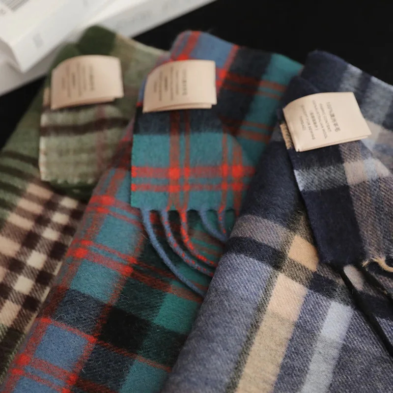 High Quality 100% Wool Scarf M - Muffler Men Wool reseña y precio