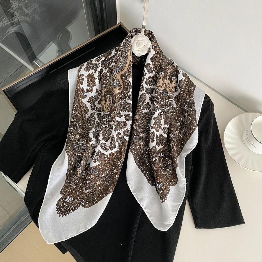 New Fashion 70X70cm Women's Sc - Bandana Cotton reseña y precio
