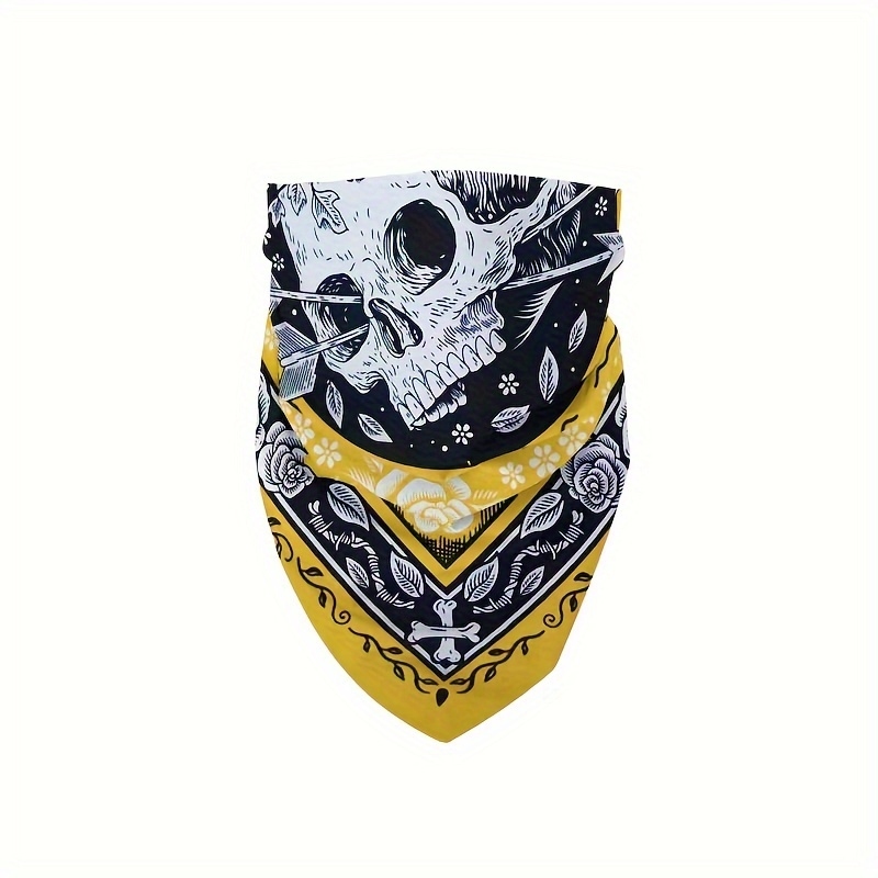Skull Arrow Retro Headscarf Sq - Bandana Cotton reseña y precio